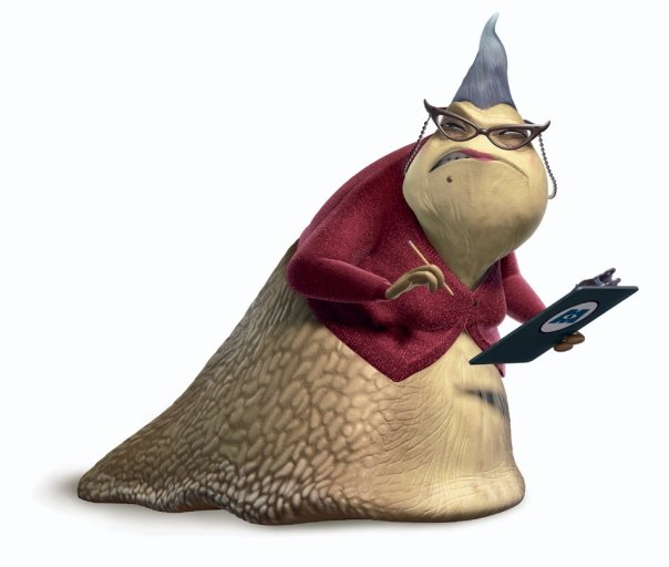 monsters inc reception lady