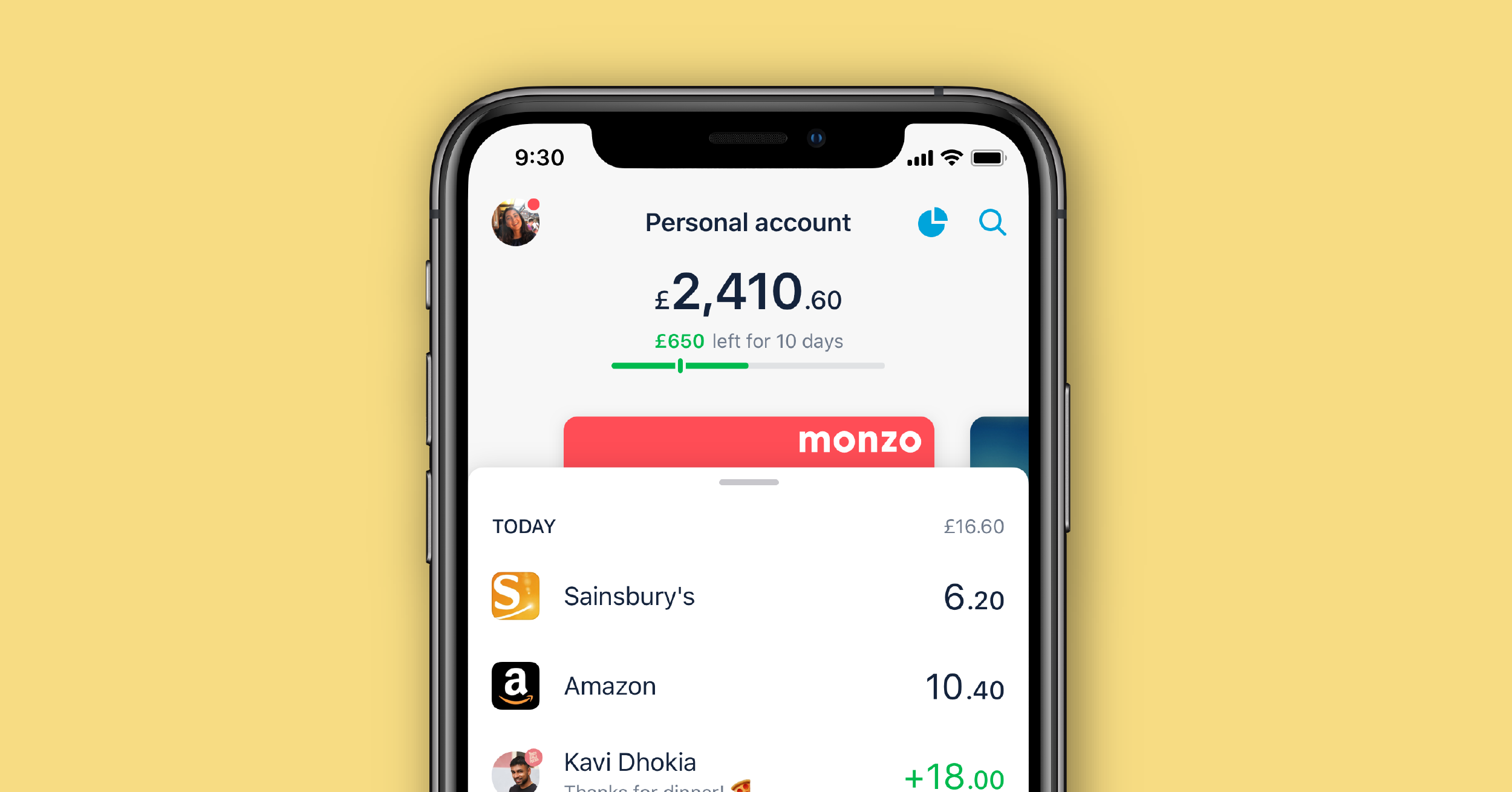 monzo app login