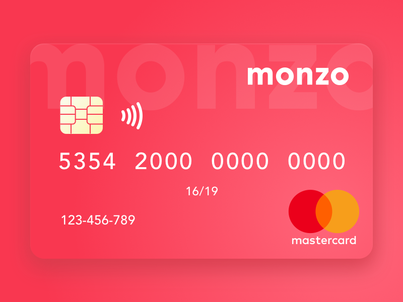 monzo card