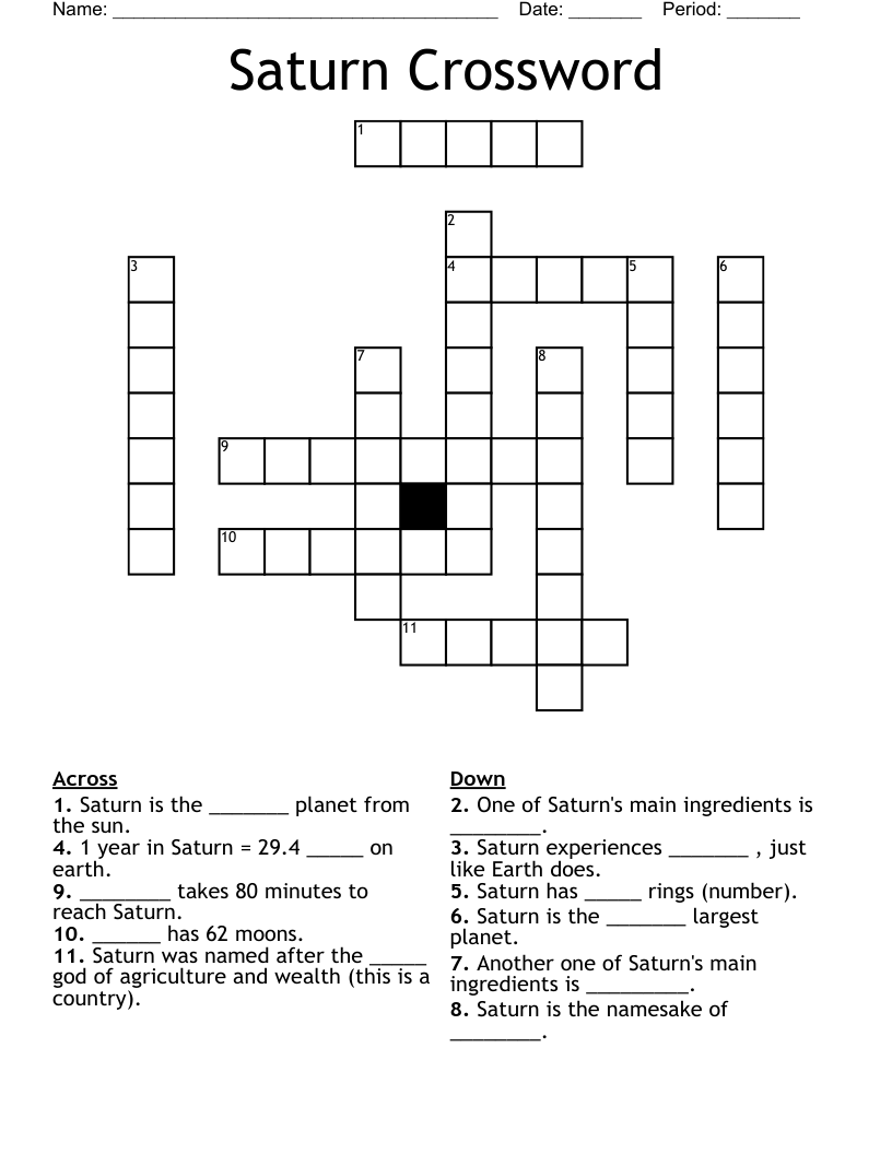 moon of saturn crossword clue