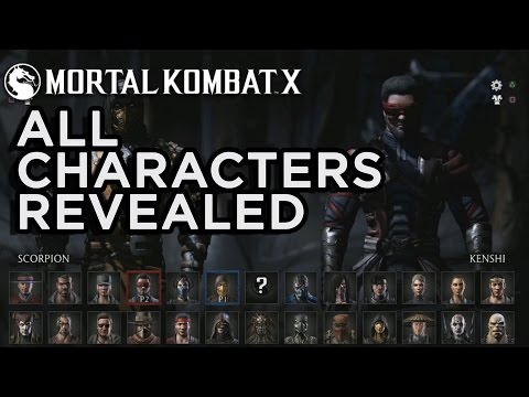 mortal kombat x roster