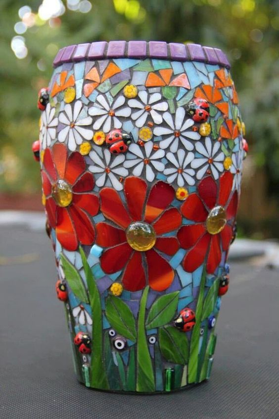 mosaic pots designs