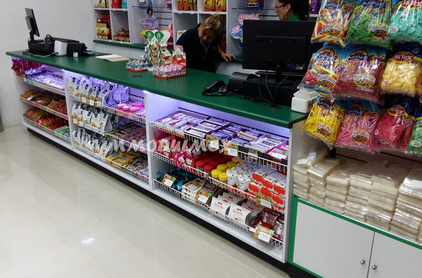 mostradores para tienda de abarrotes