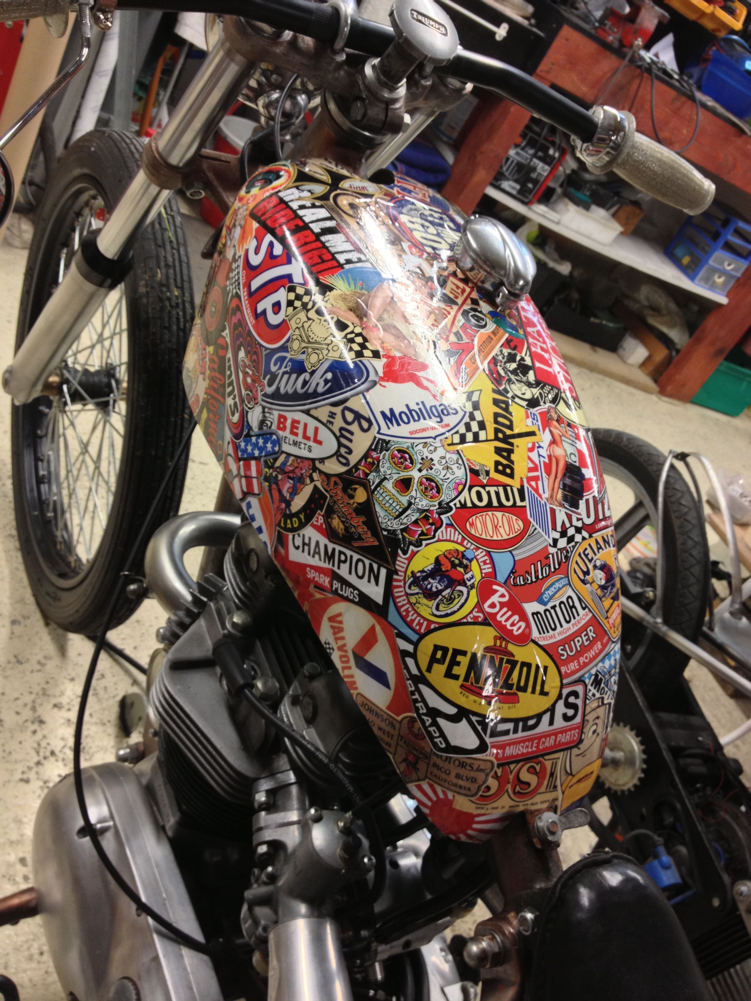 motorcycle tank stickers