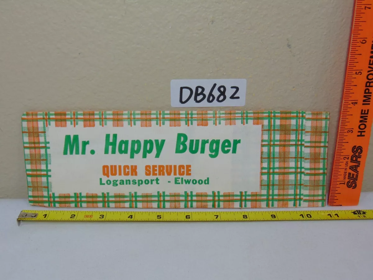 mr happy burger elwood menu