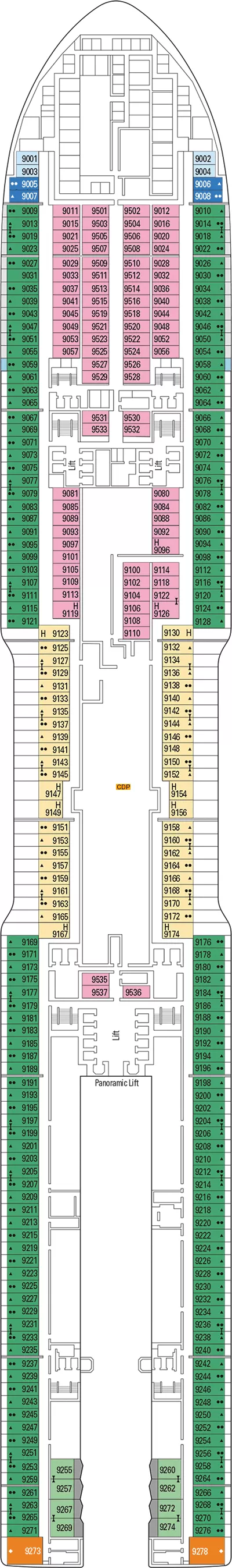 msc world america deck plan