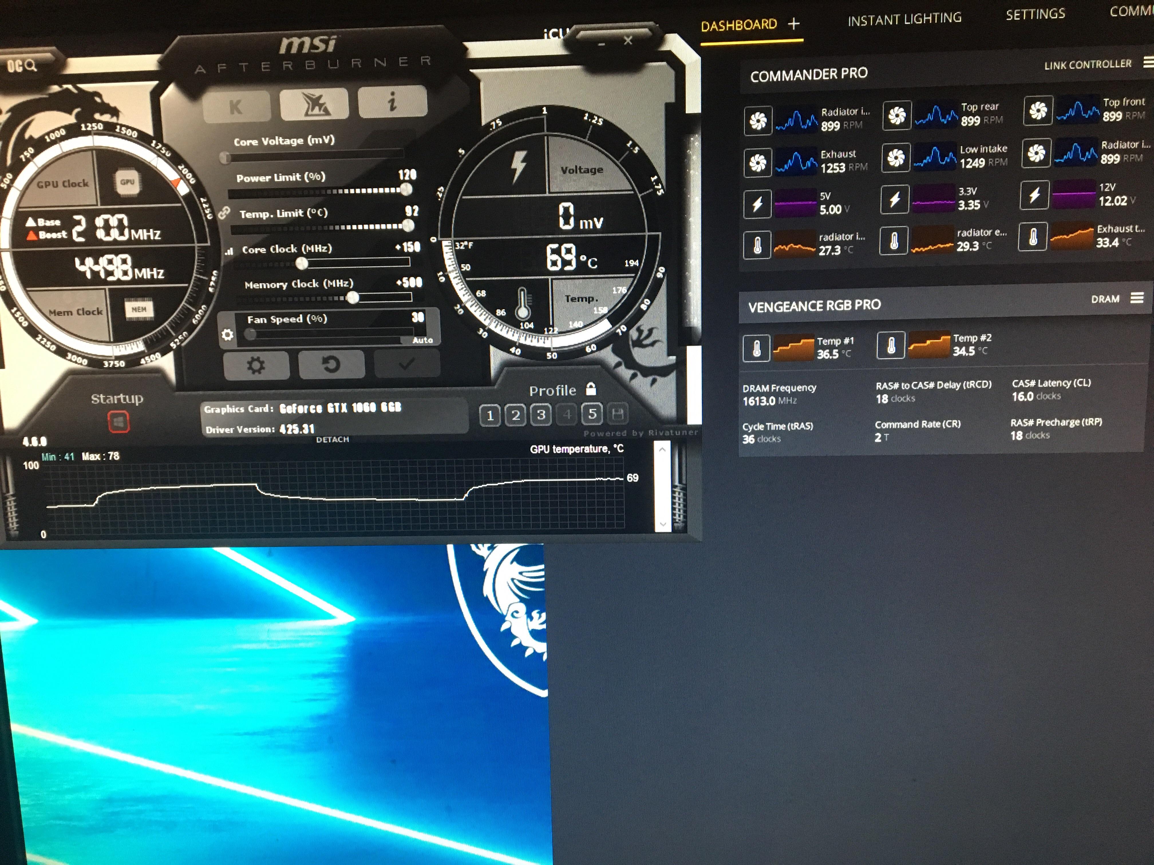 msi afterburner cpu fan speed