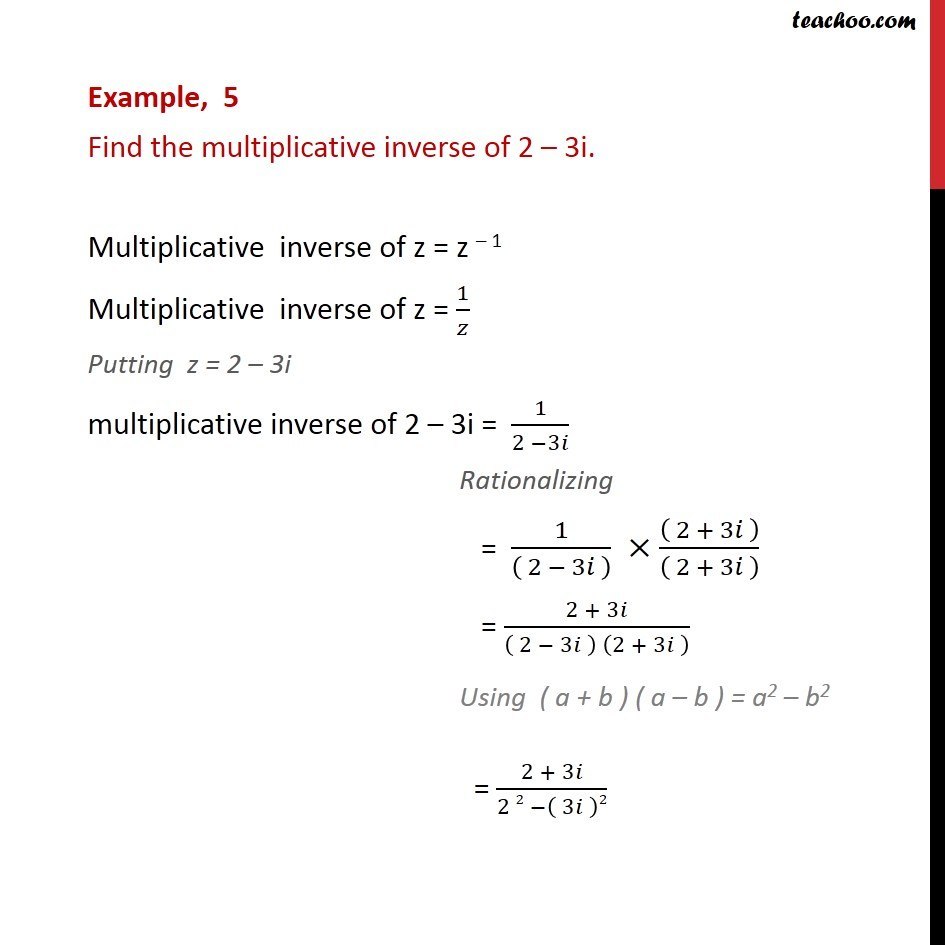 multiplicative inverse of 2 3