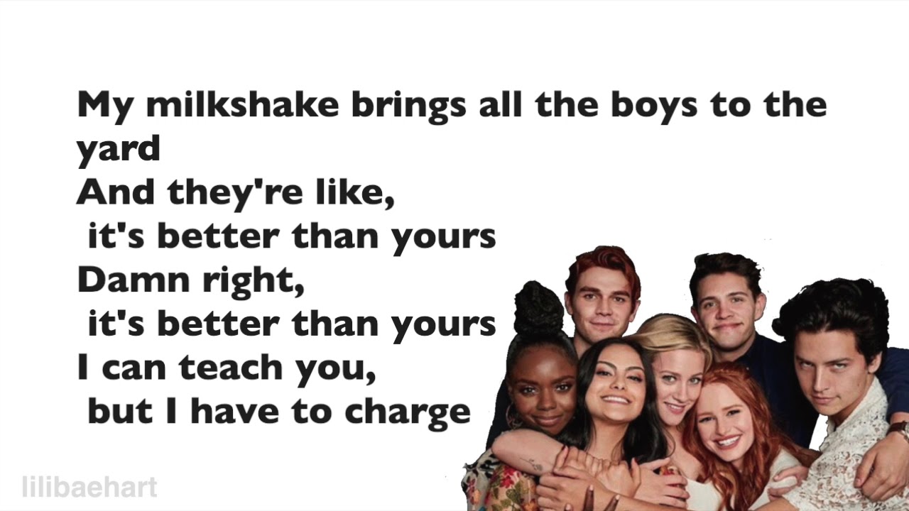 my milkshake is better than yours lyrics