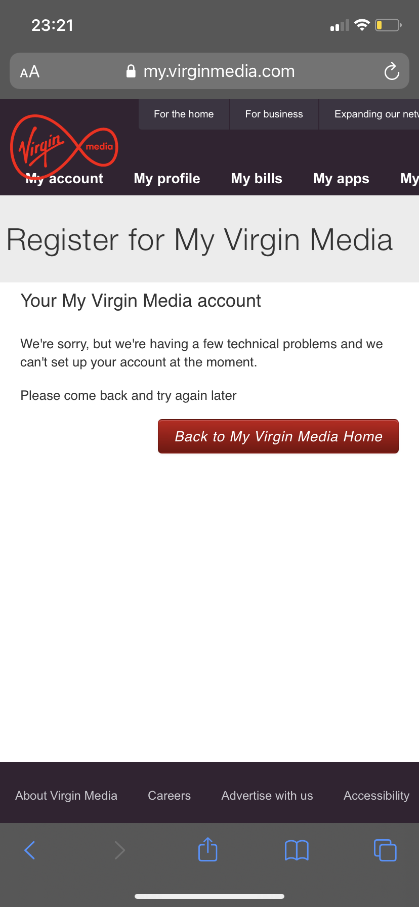 my virgin media email login