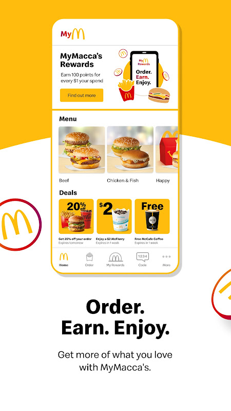 mymaccas menu