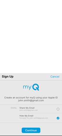 myq account