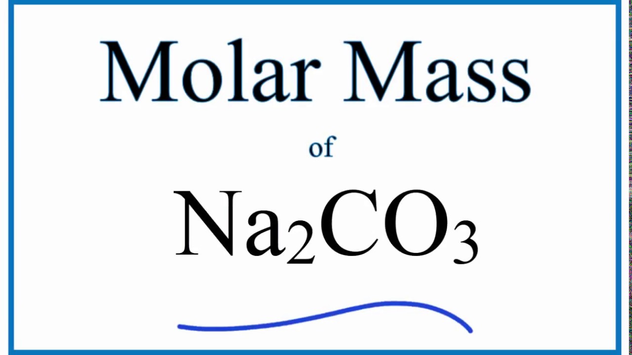 na2co3 molar mass