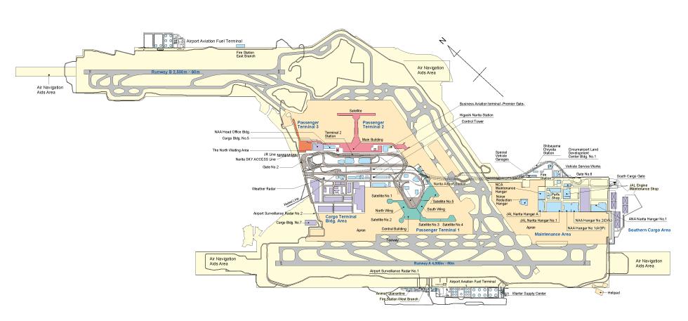 narita airport terminal 1 map