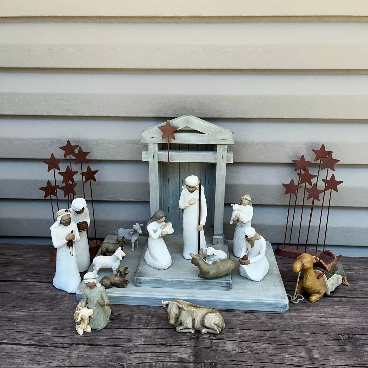 nativity figurines willow tree