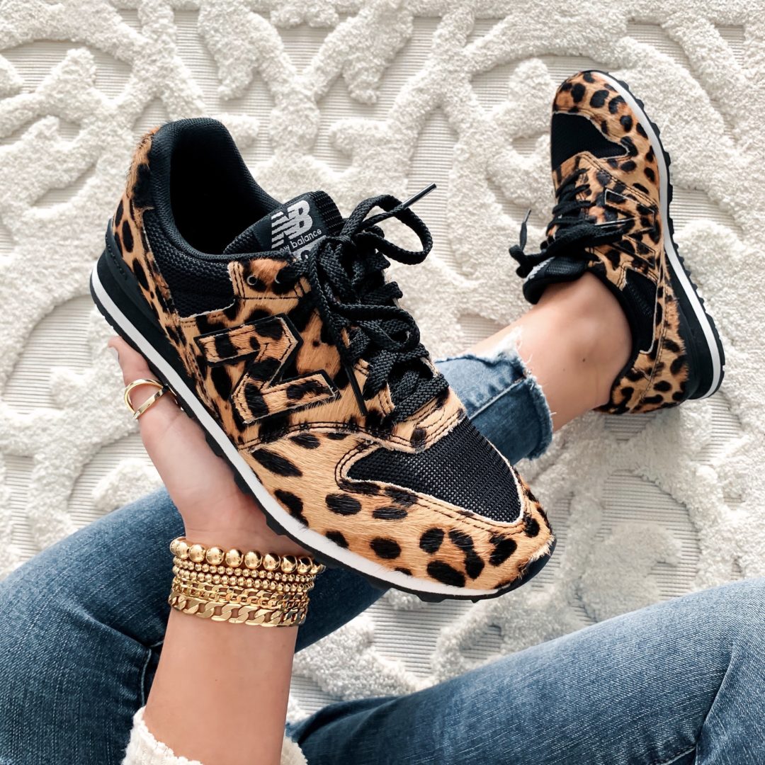 new balance leopard sneakers