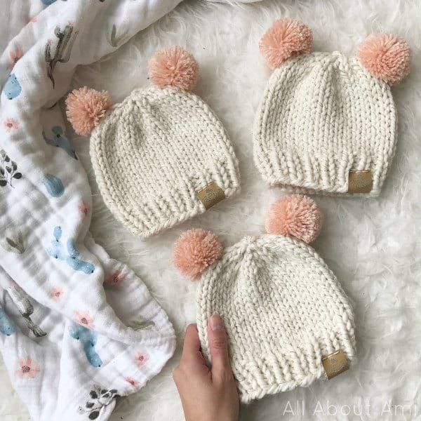 newborn knit hat pattern