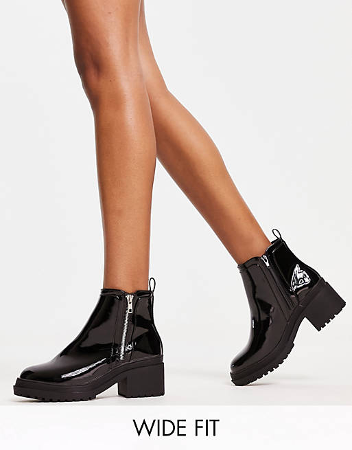 newlook wide fit boots