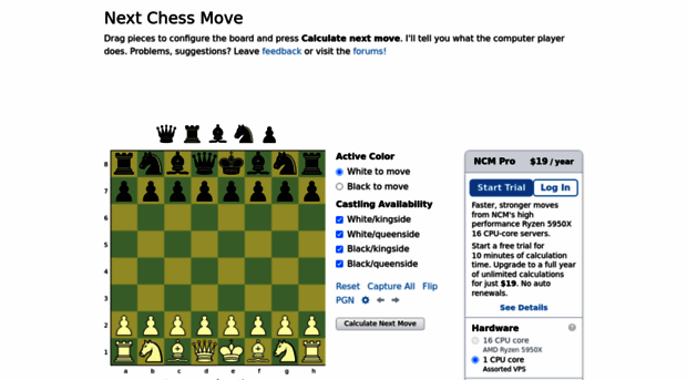next chess move calculator