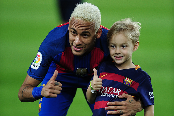 neymar and son