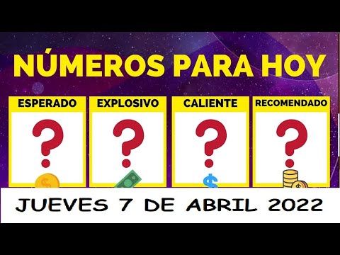 números de la suerte para la lotería de hoy 2022