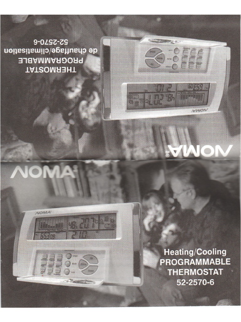 noma thermostat user manual