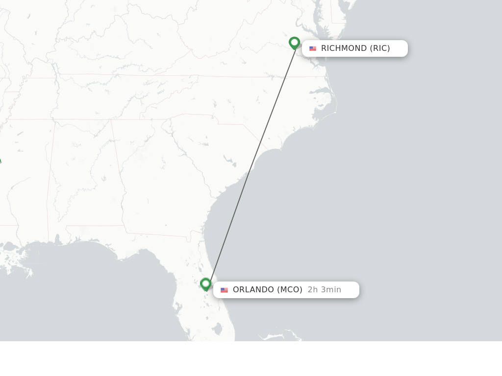 nonstop flights richmond to orlando