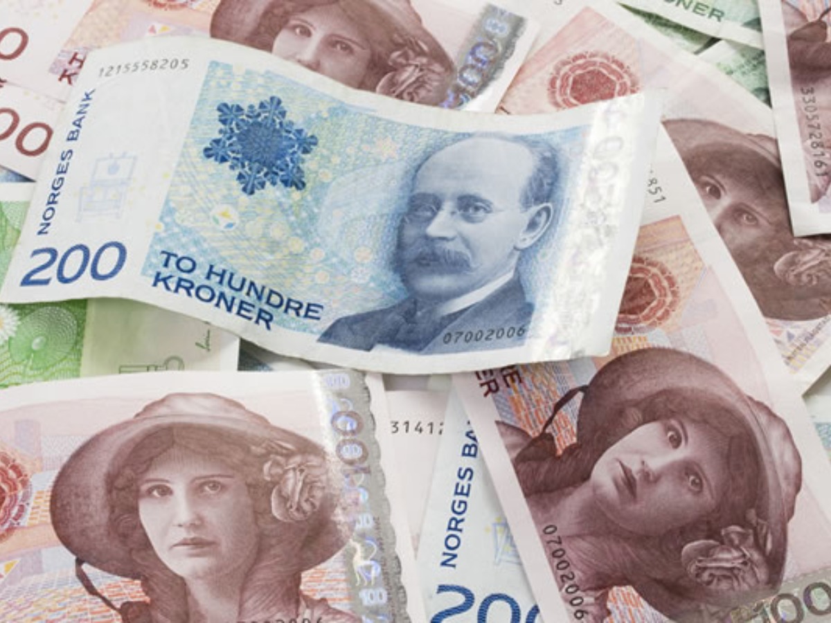 norwegian krone to pound