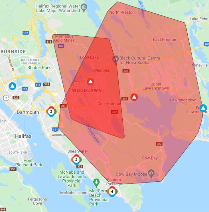 nova scotia power outage map