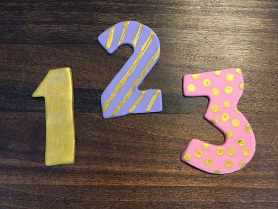 numeros en fondant