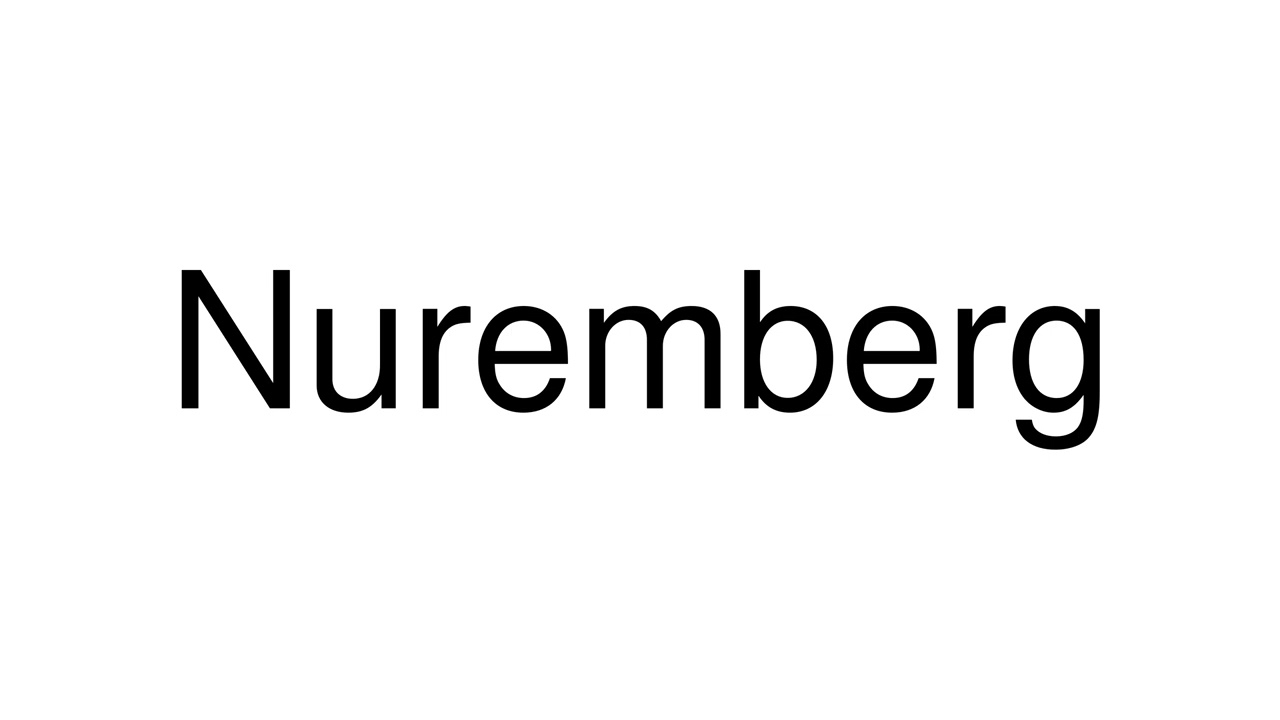 nuremberg pronunciation