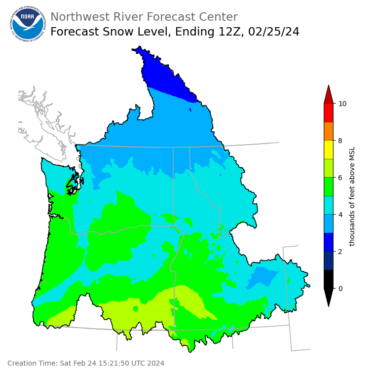 nw river forecast