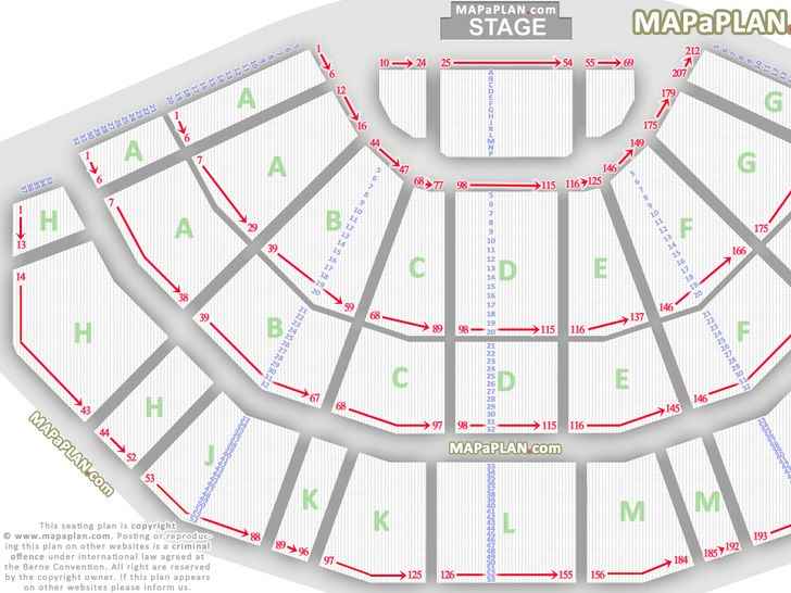 o2 dublin seating plan