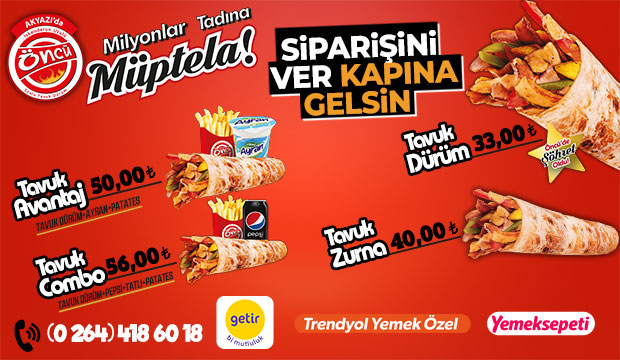 öncü döner sipariş