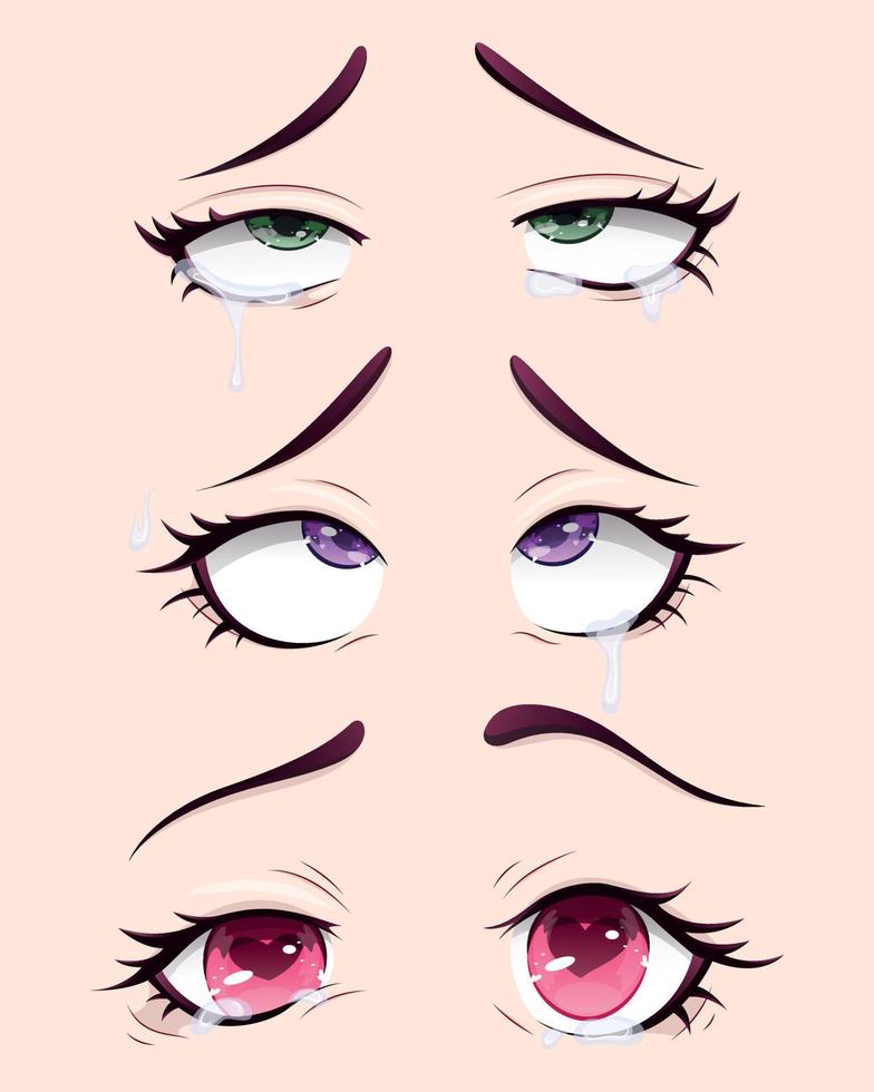 ojos de mujer anime