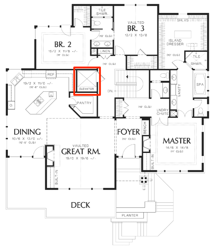 one floor house plans