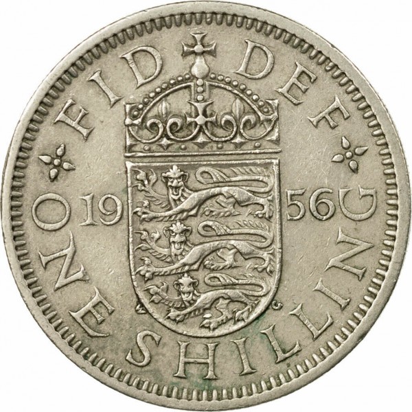 one shilling 1956