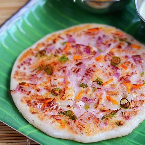 onion uttapam calories