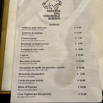 osteria del cinghiale bianco