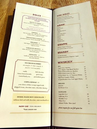 osteria morini nyc menu