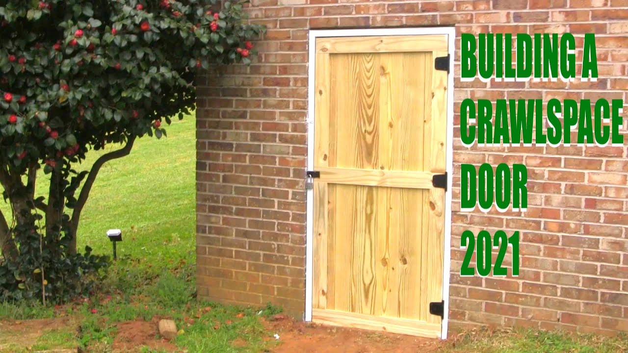 outdoor crawl space door ideas