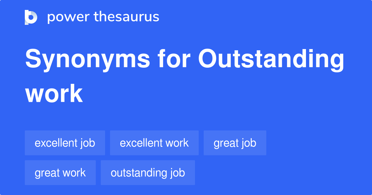 outstanding thesaurus