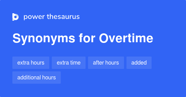 over time synonyms