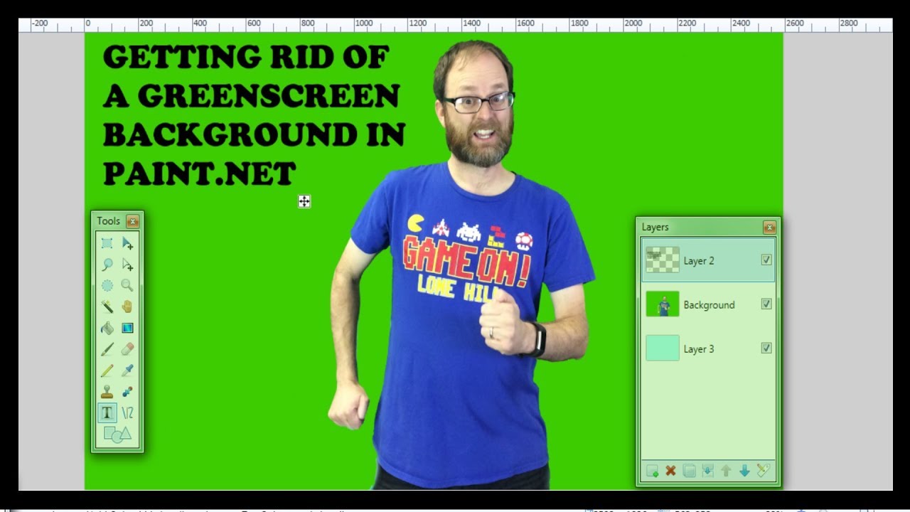 paint.net green screen