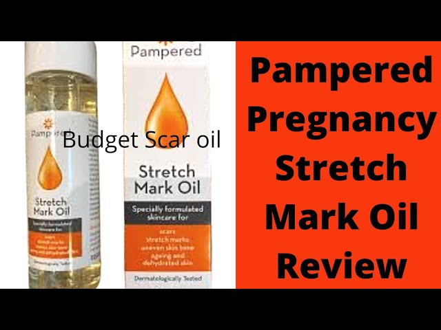 pampered stretch mark oil review