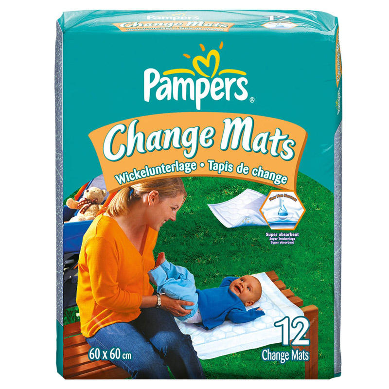 pampers change mats