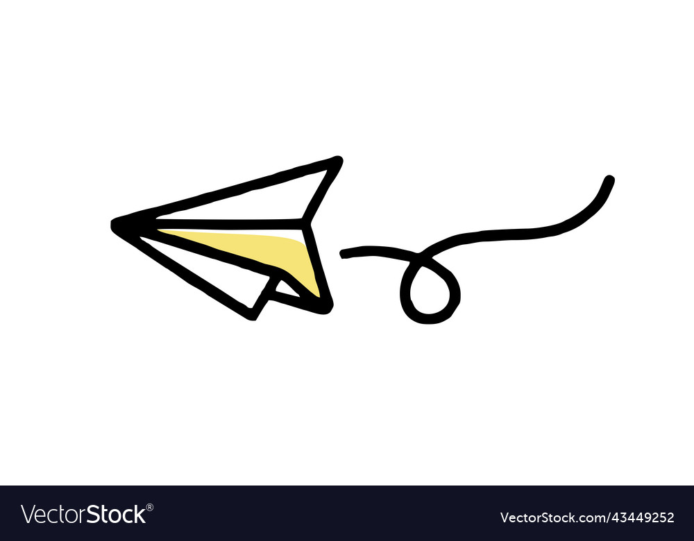 paper airplane clipart