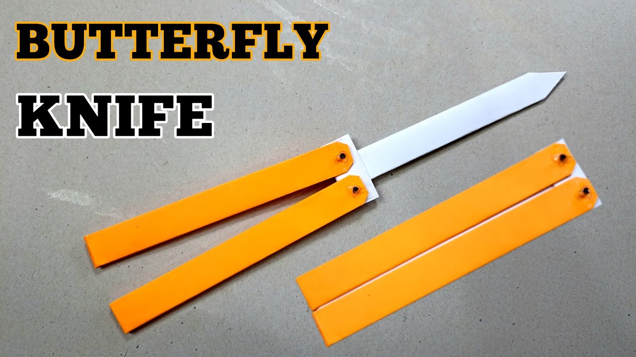 paper butterfly knife tricks