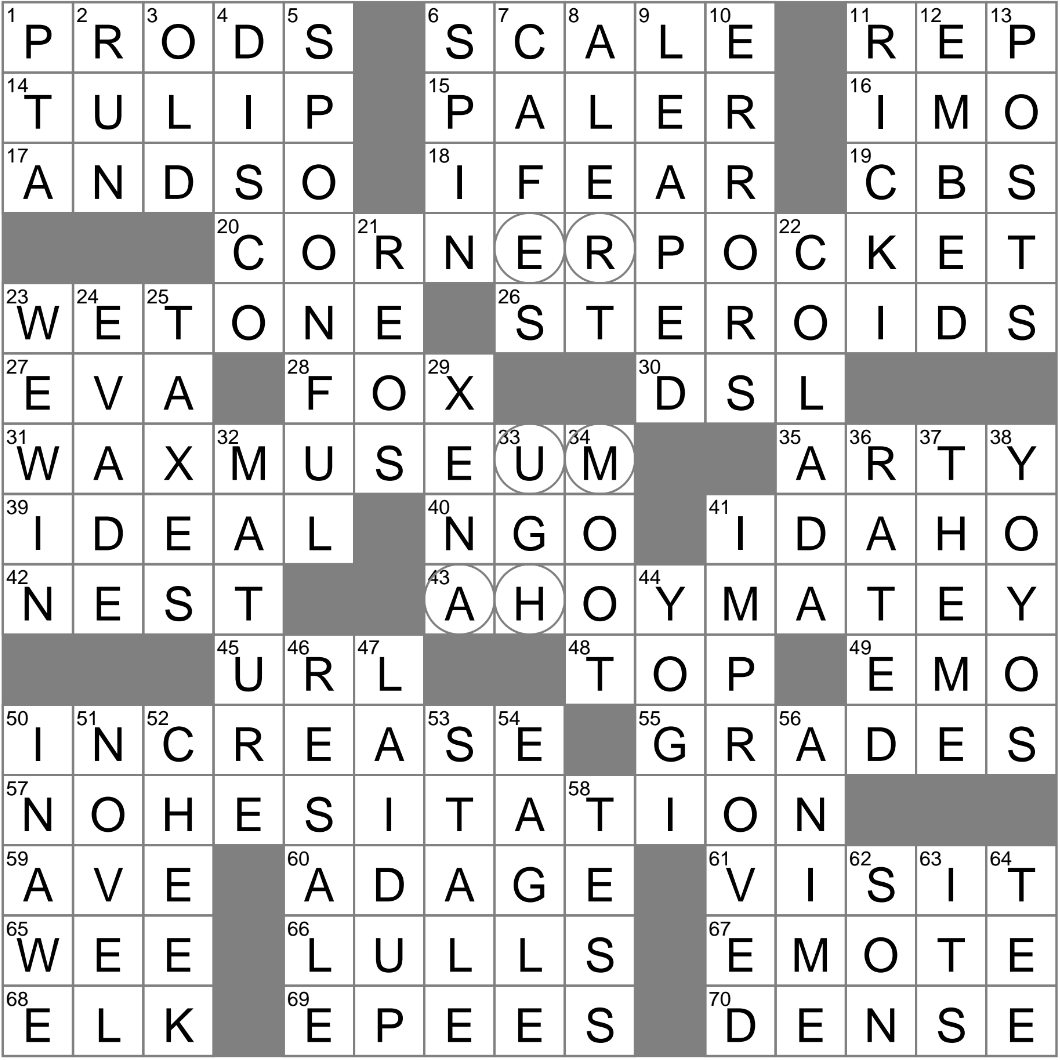 paragons crossword clue