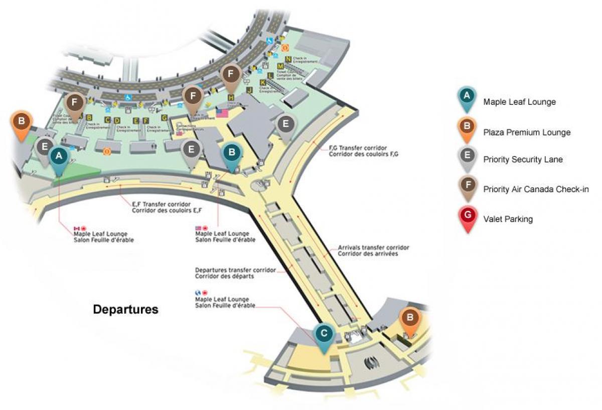 pearson international airport terminal 3 departures